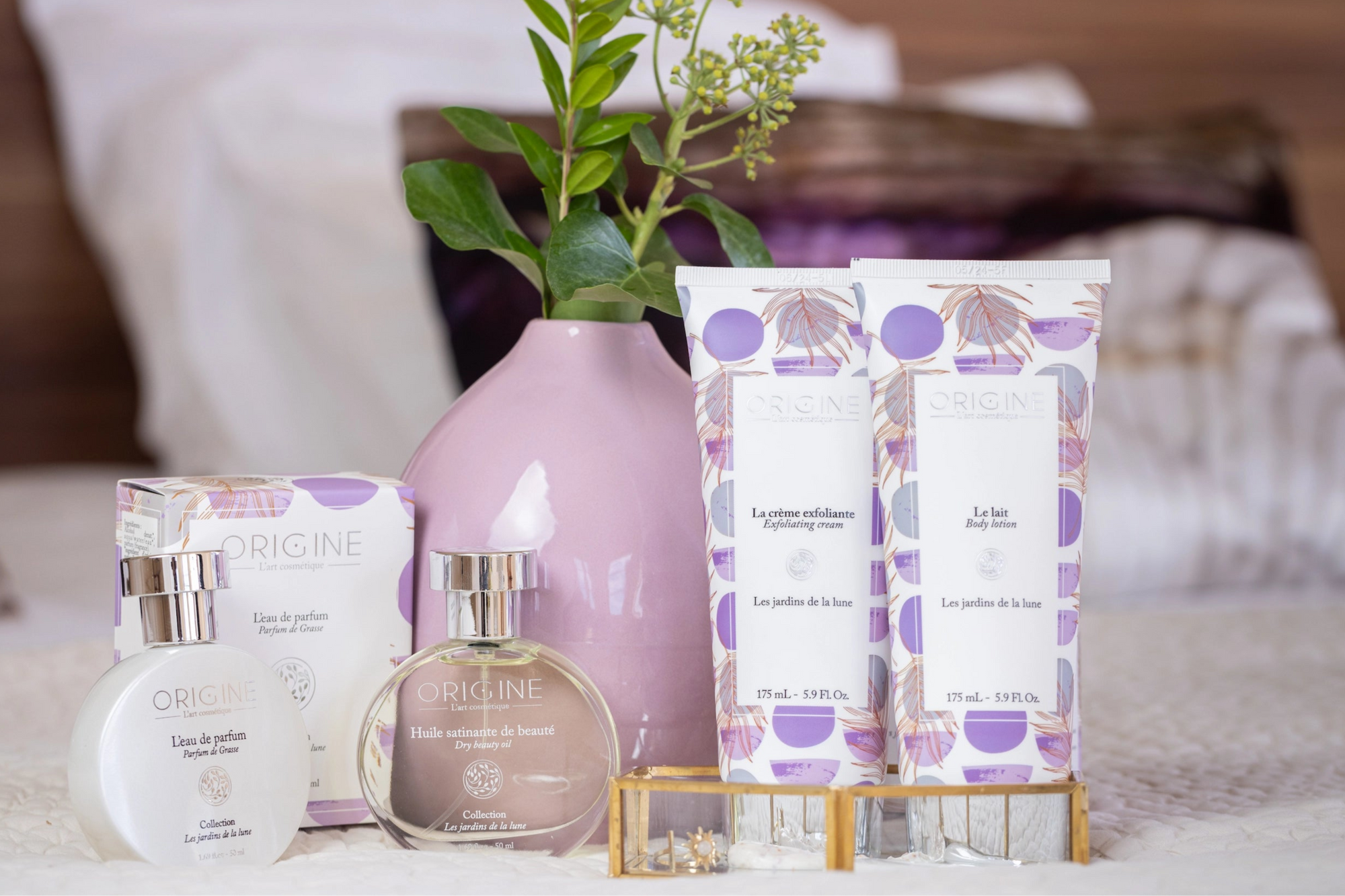 Collection Jardins de la Lune de la marque Origine Cosmétiques