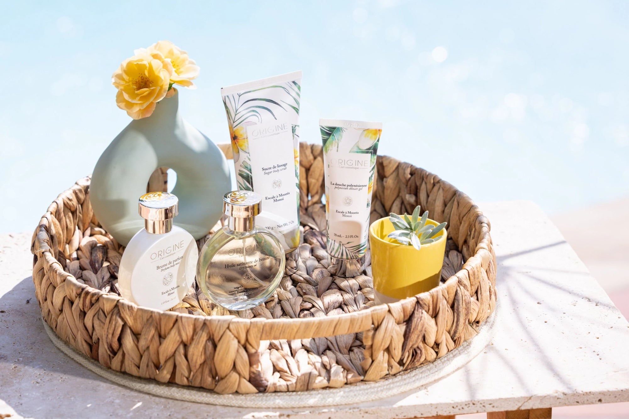 Rituel au Monoï de la marque Origine Cosmétiques