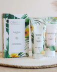 Coffret duo - Escale à Mooréa - Sucre de lissage et Gel douche - Origine Cosmétiques Belgique Luxembourg
