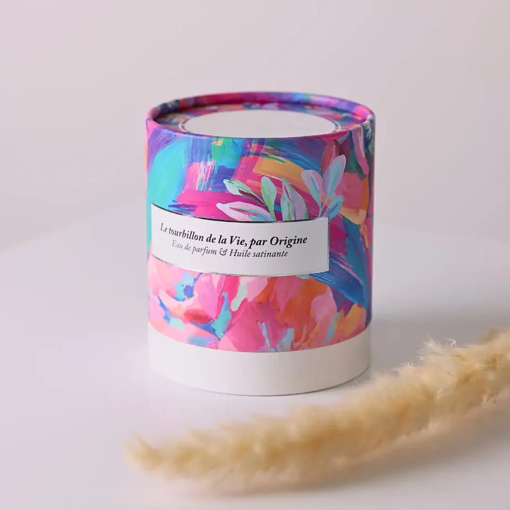 Coffret - Le Tourbillon de la Vie - Eau de parfum et Huile Satinante de Beauté - Origine Cosmétiques Belgique Luxembourg