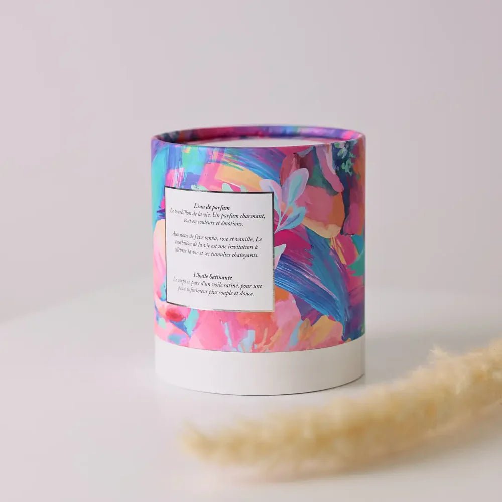 Coffret - Le Tourbillon de la Vie - Eau de parfum et Huile Satinante de Beauté - Origine Cosmétiques Belgique Luxembourg