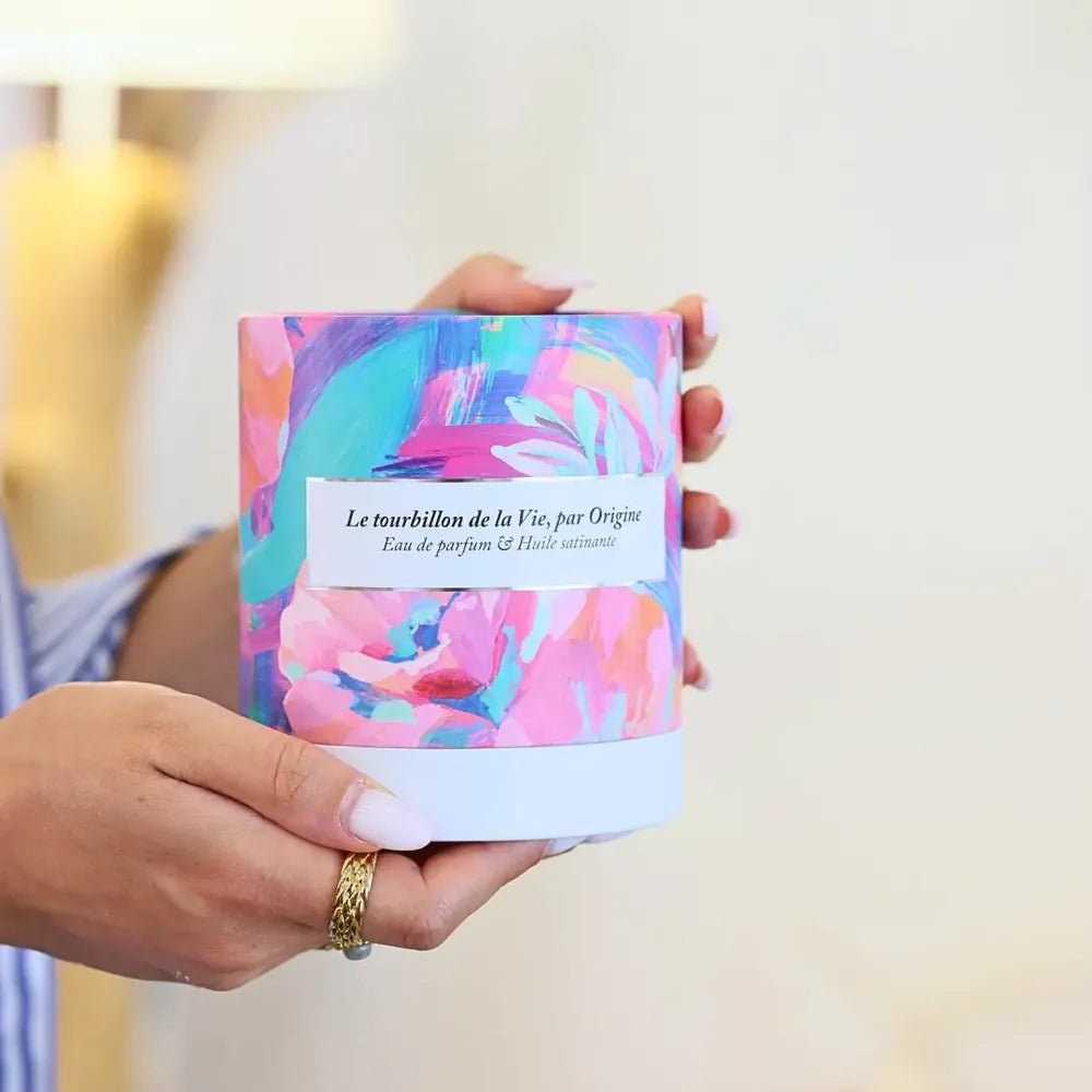 Coffret - Le Tourbillon de la Vie - Eau de parfum et Huile Satinante de Beauté - Origine Cosmétiques Belgique Luxembourg