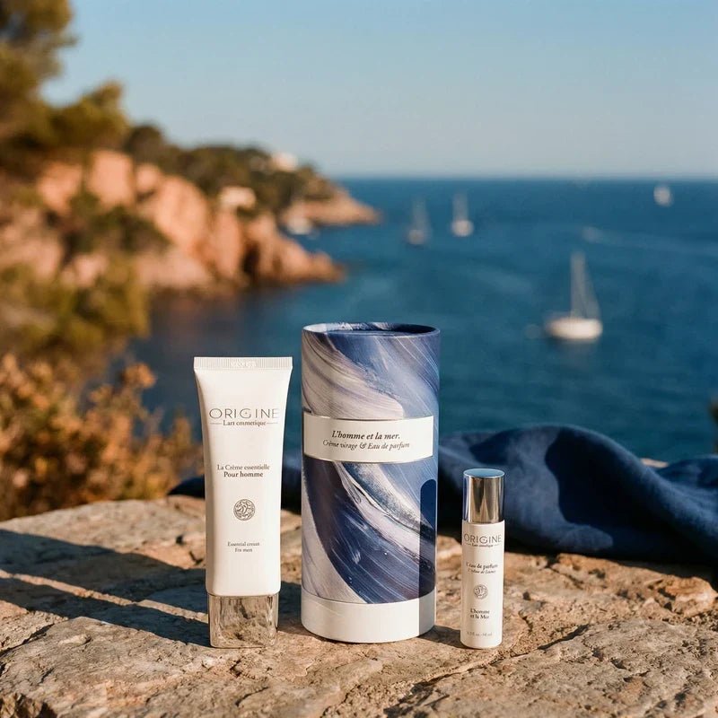Coffret - L'Homme et la Mer - Eau de parfum & Crème visage - Origine Cosmétiques Belgique Luxembourg