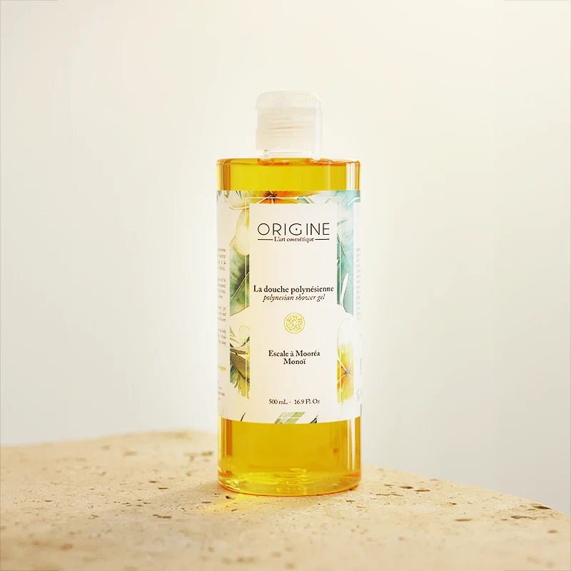 Douche sensorielle Polynésienne - Origine Cosmétiques Belgique Luxembourg