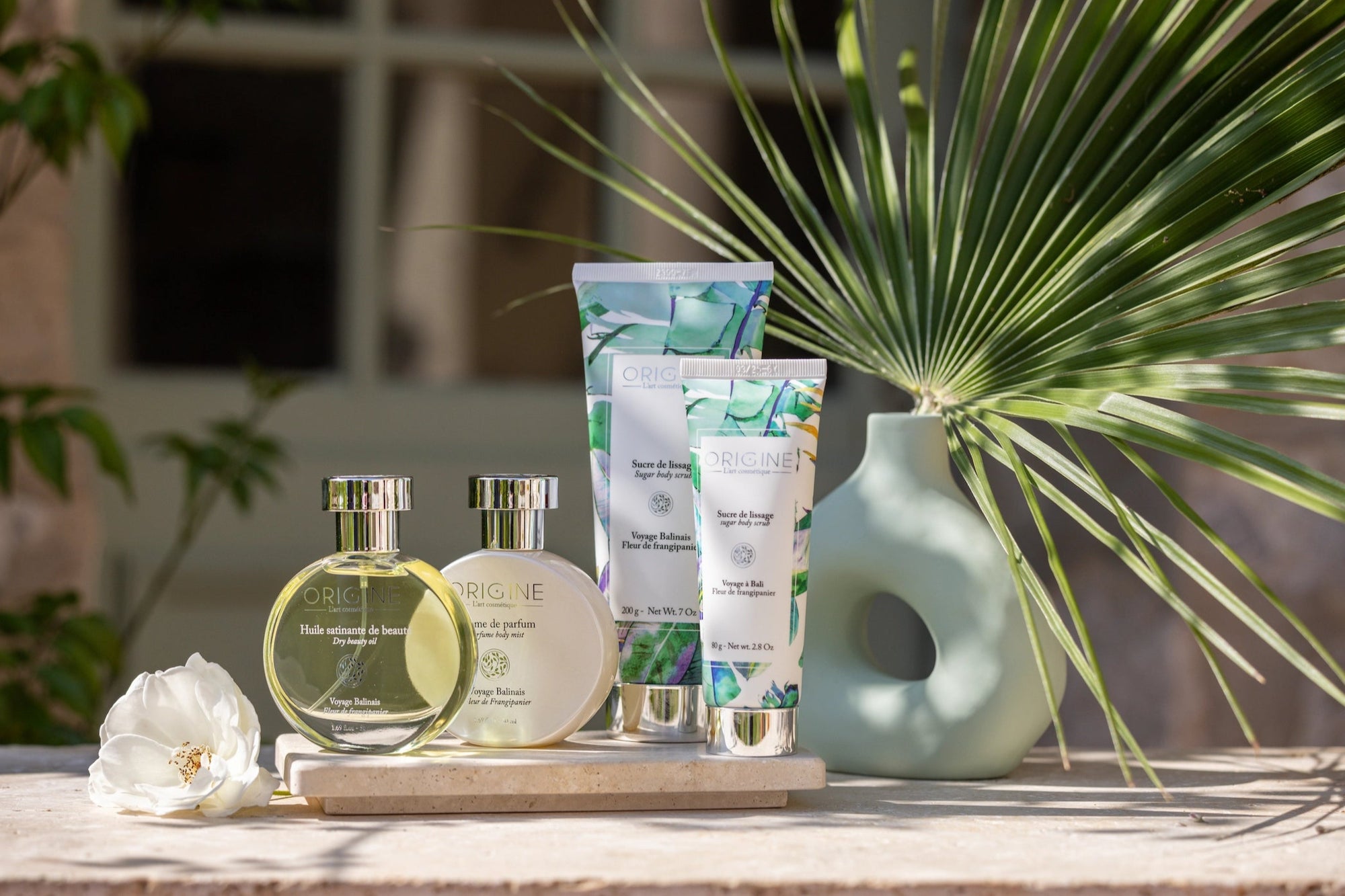Cosmétiques corps Origine du Rituel Frangipanier à Bali