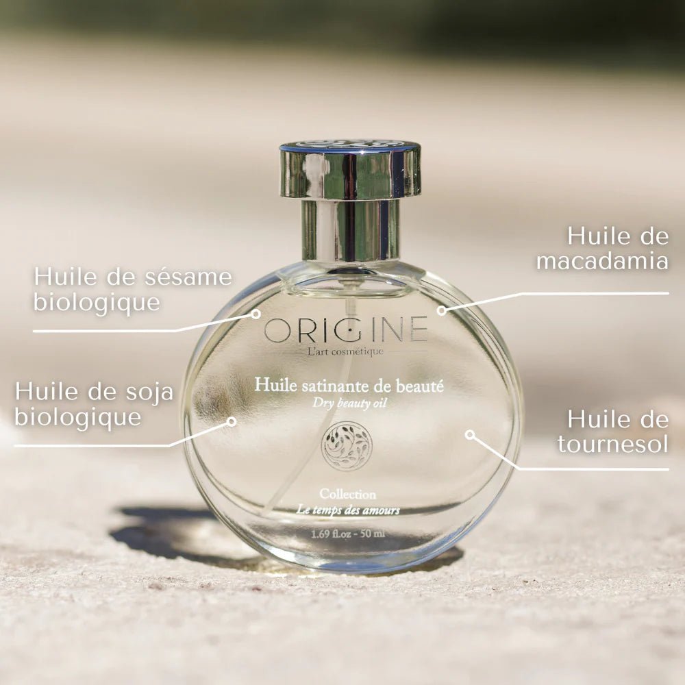 Huile Satinante de Beauté - Origine Cosmétiques BeLux