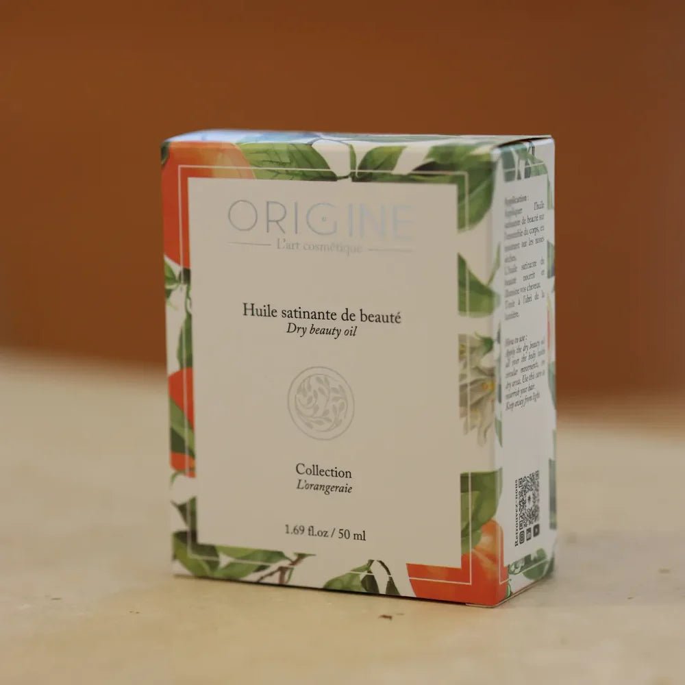 Huile Satinante de Beauté - Origine Cosmétiques BeLux