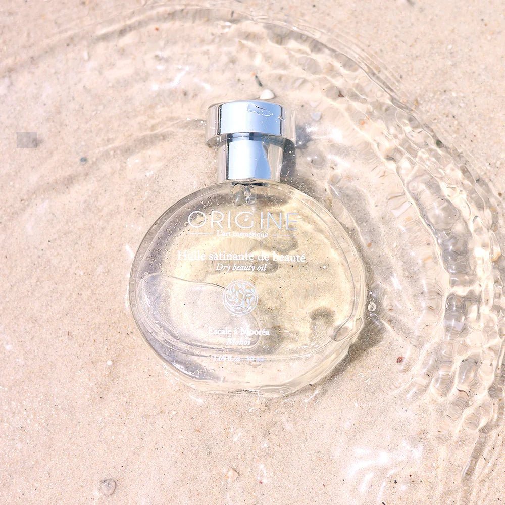 Huile satinante de beauté au Monoï de Tahiti - Origine Cosmétiques Belgique Luxembourg