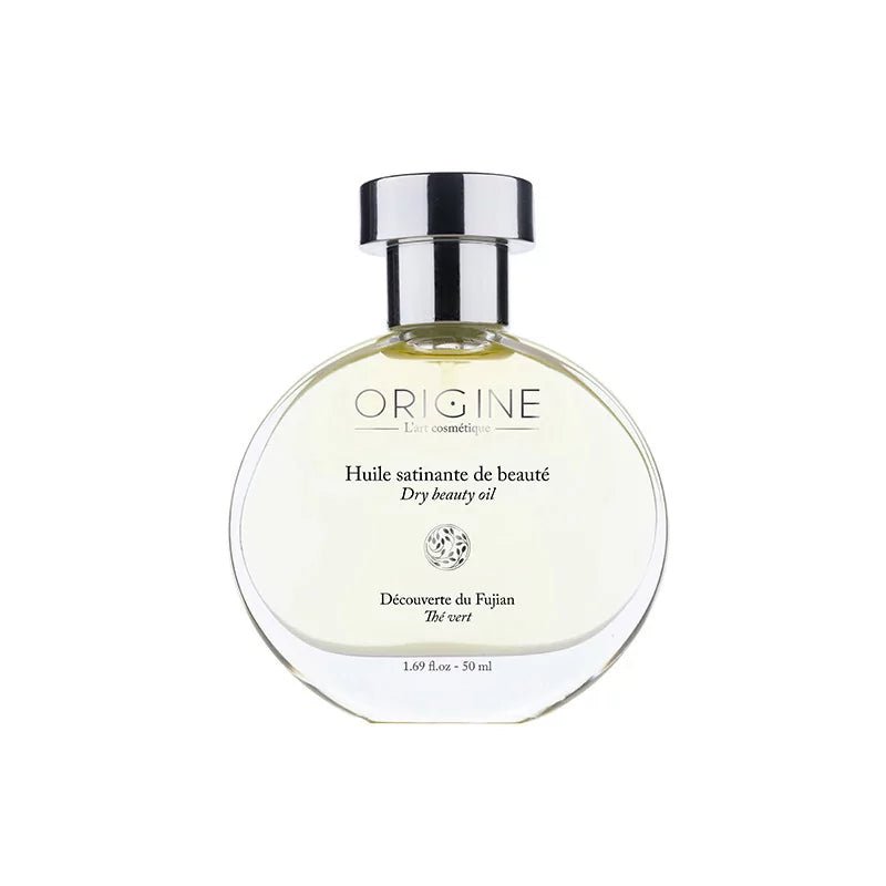 Huile satinante de beauté au Thé vert - Origine Cosmétiques BeLux