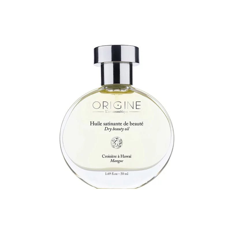 Huile satinante de beauté aux extraits de Mangue - Origine Cosmétiques BeLux