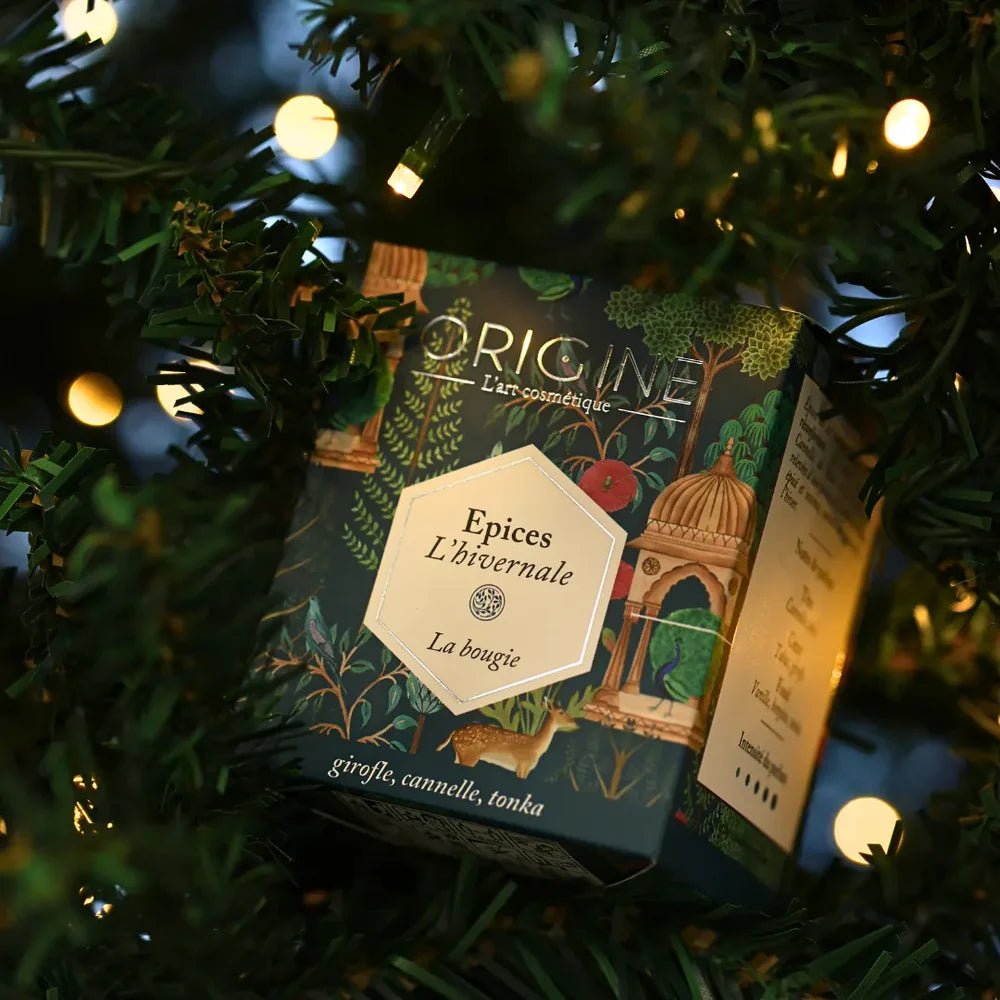 La Bougie de Noël - Épices d'hiver - Origine Cosmétiques Belgique Luxembourg