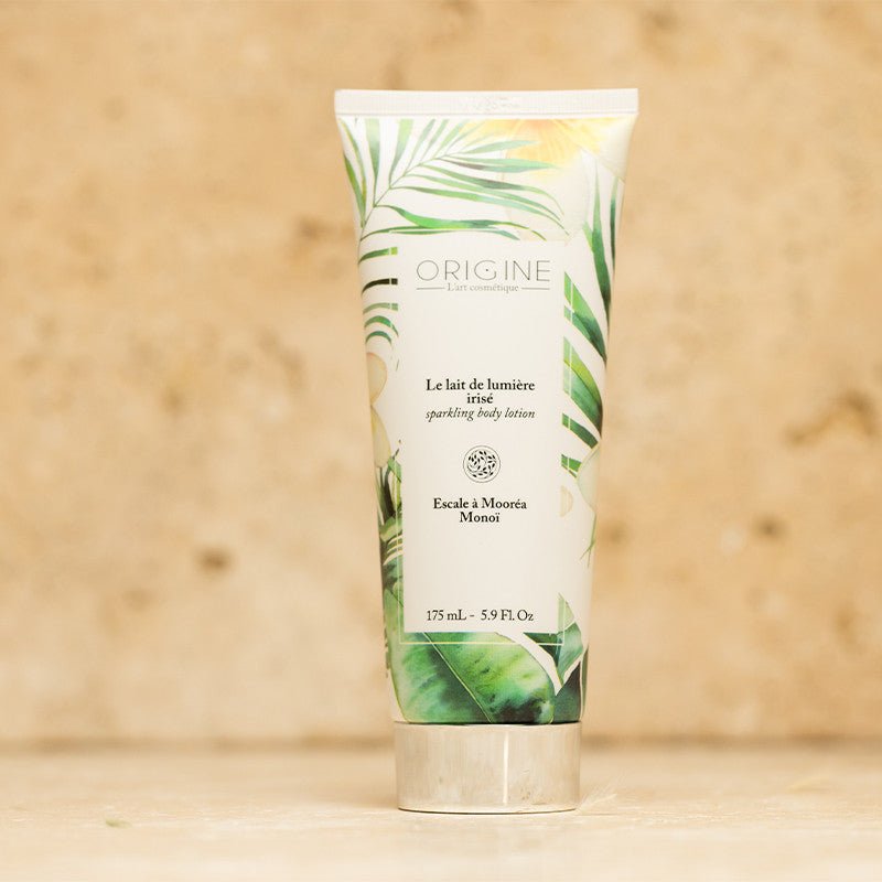 Lait de lumière irisé au Monoï de Tahiti - Origine Cosmétiques BeLux